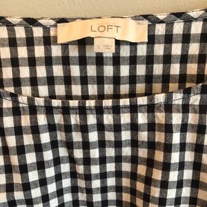 Gingham Blouse from The Loft
